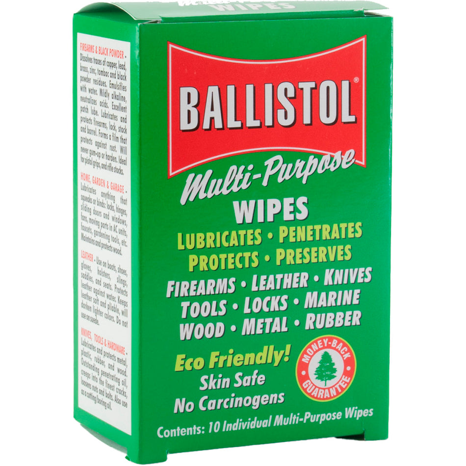 Ballistol Multi-Purpose Oil Wipes 10 pk.