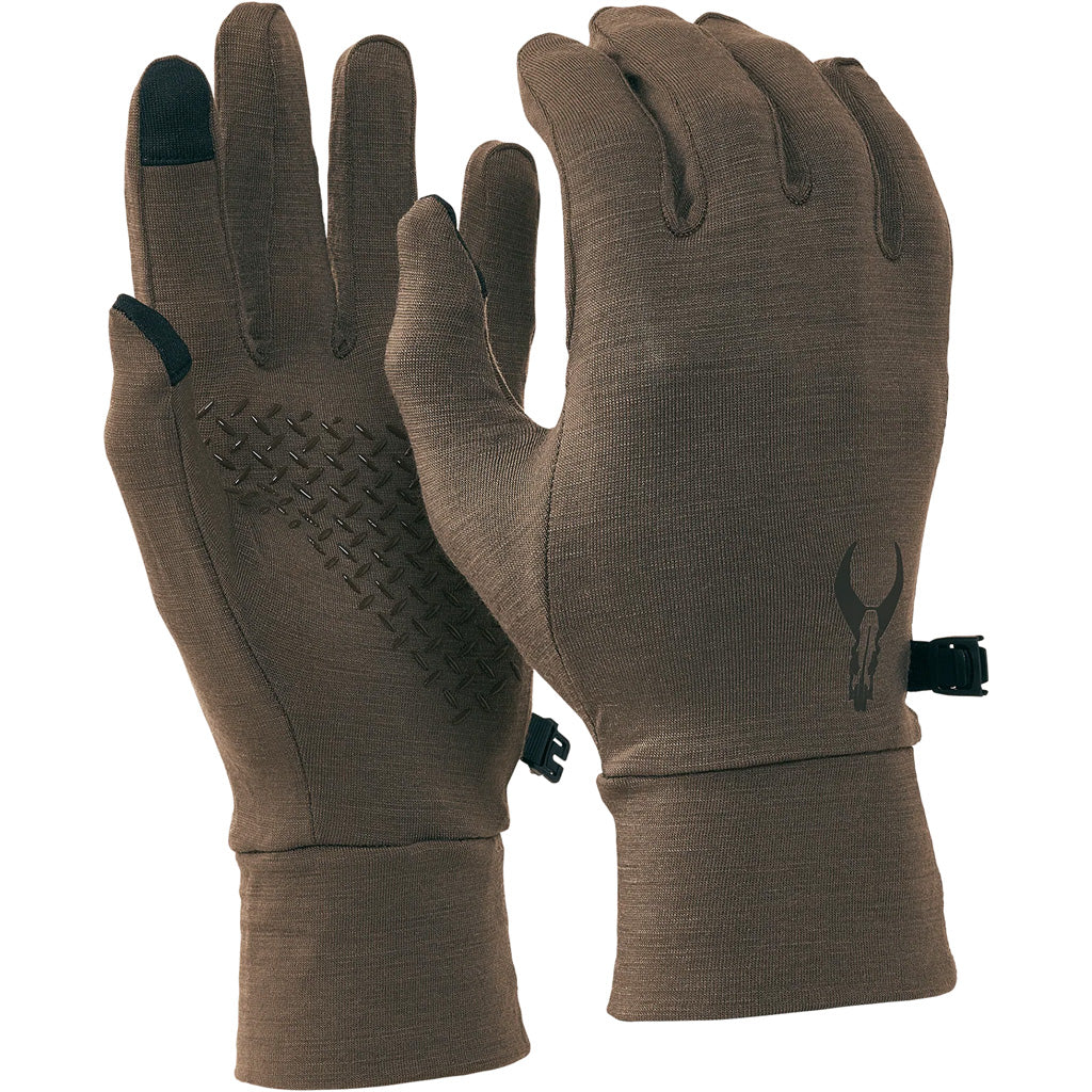 Badlands Pecora Merino Wool Glove Liner - MUD, Small