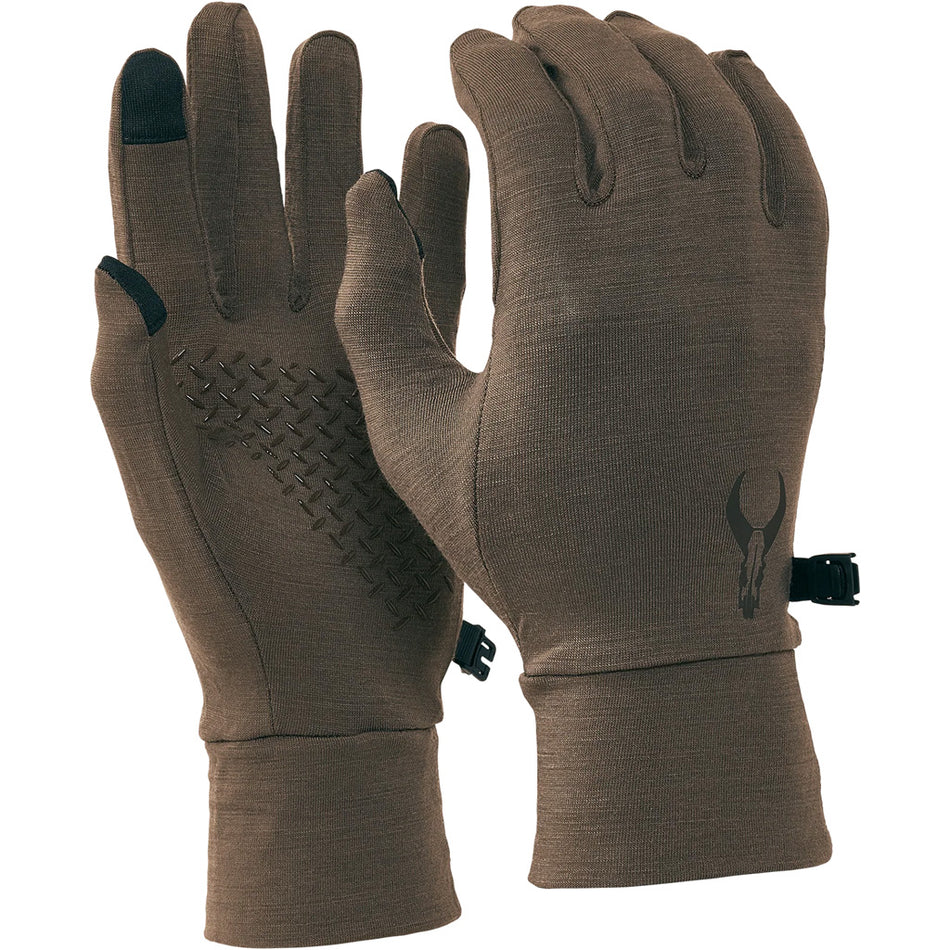 Badlands Pecora Merino Wool Glove Liner - MUD, Small
