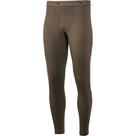 Badlands Pecora Lightweight Merino Base Layer Leggings - Mud, Medium