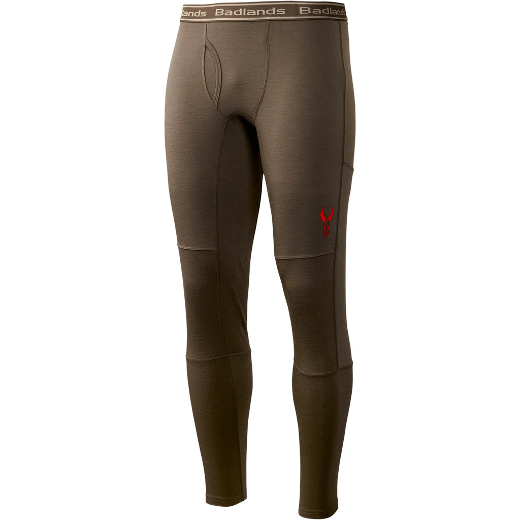 Badlands Pecora Heavyweight Merino Base Layer Leggings - Mud, Medium