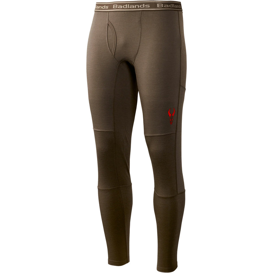 Badlands Pecora Heavyweight Merino Base Layer Leggings - Mud, Medium