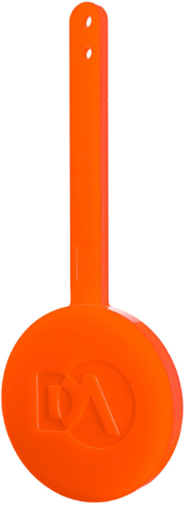 DA Targets 4" Non-Reactive Orange Gong Polymer Target