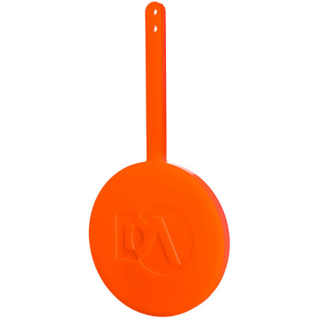 DA Targets 6" Non-Reactive Orange Swinging Gong Target