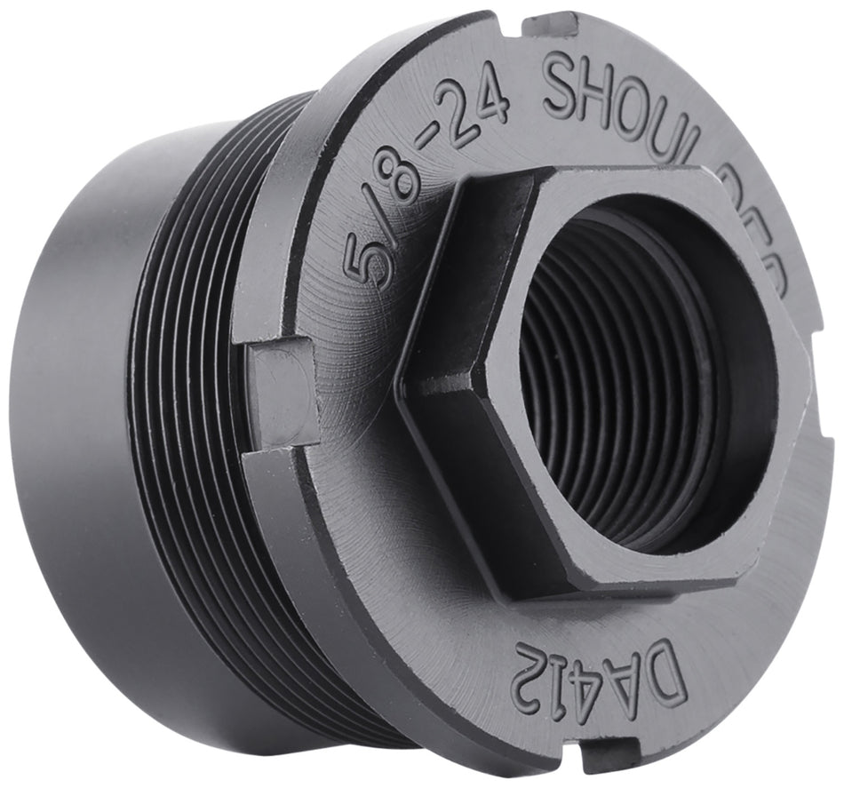 Dead Air DA412 Ghost-M & Pyro Silencer Fixed Mount 5/8"-24 tpi Black