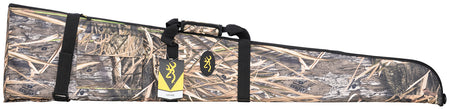 Browning 1410905952 Mossy Oak Shadow Grass Habitat Floating Two-Shotgun Case Polyester Foam Padded