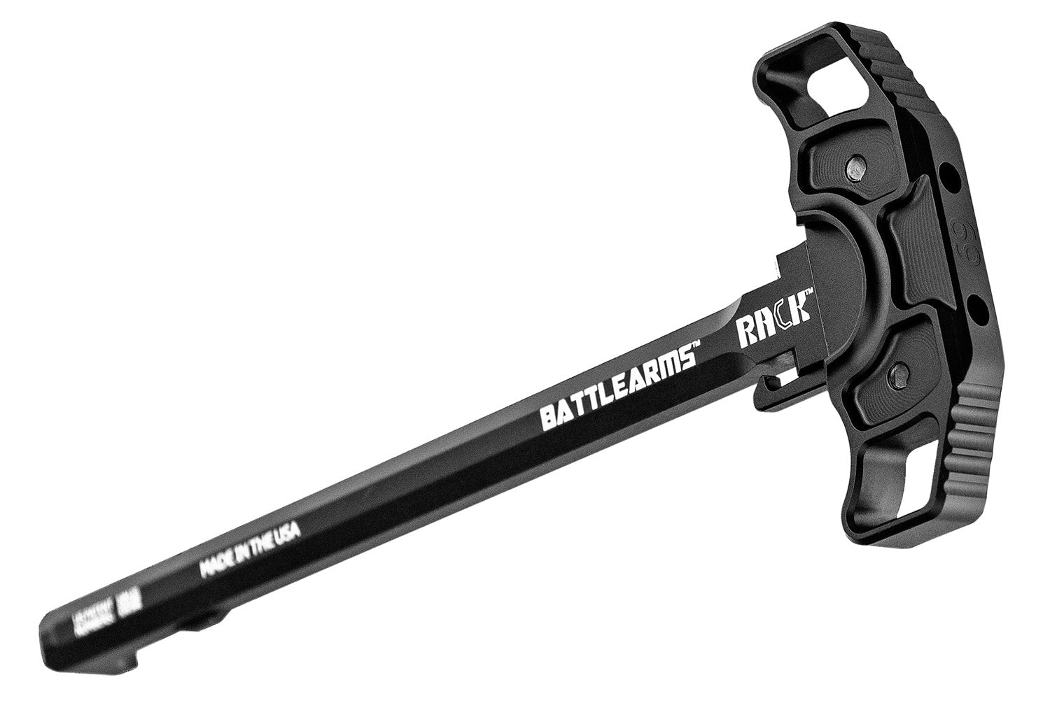 Battle Arms Development RACK15 Ambidextrous Charging Handle AR-15 Black Hardcoat Anodized 7075 T-6 Aluminum
