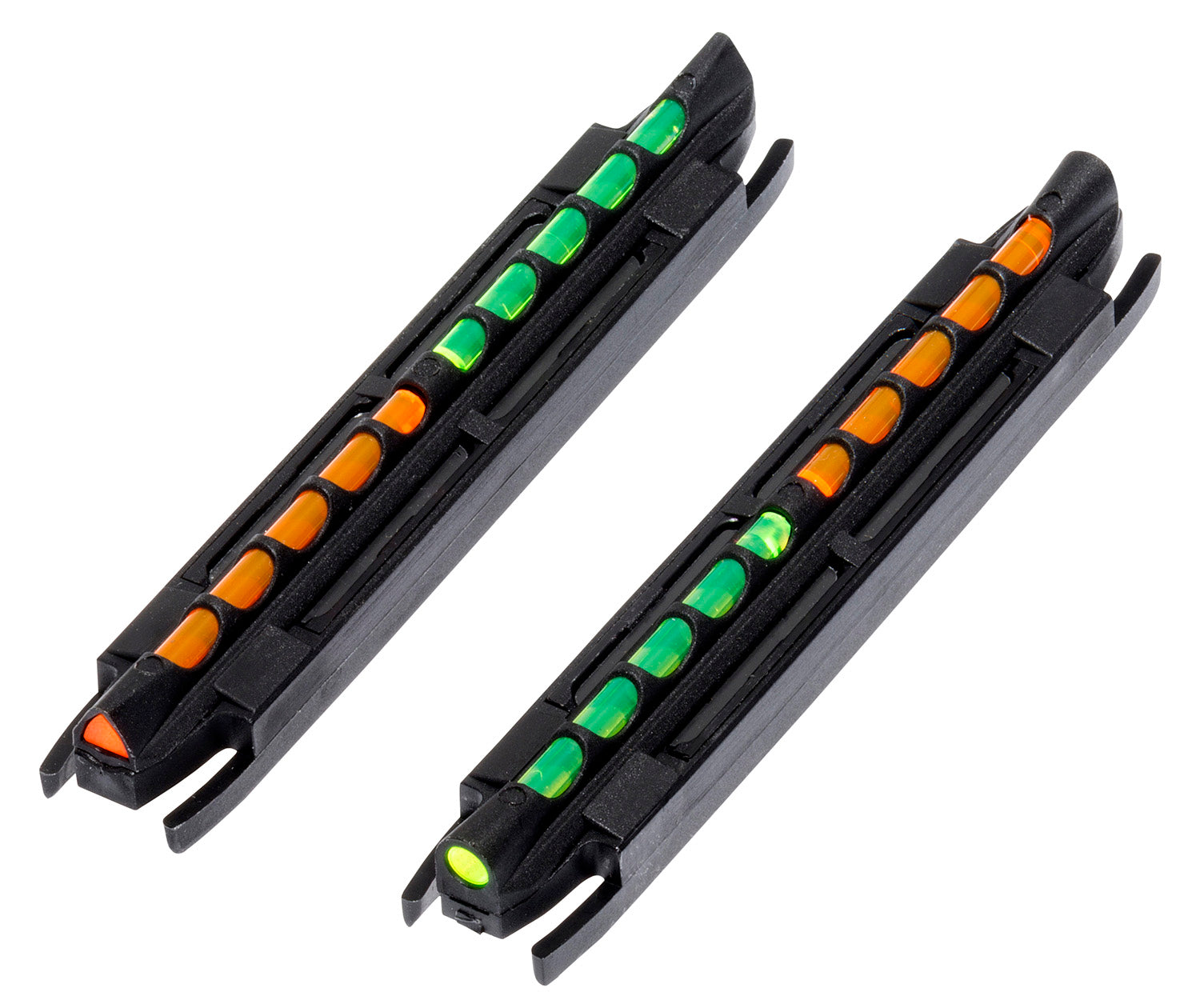 HiViz TO300 Two-In-One Magnetic Shotgun Front Sight - Green/Orange Fiber Optic, Narrow Rib Fit