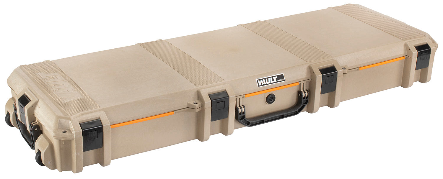 Pelican VCV800 Vault Double Rifle Case 53" Tan Polymer Foam Padded