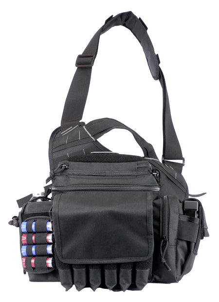 GPS Bags 1180RDPB Rapid Deployment Sling Pack Black 600D Polyester with Removable Holster, Holds 1 Handgun