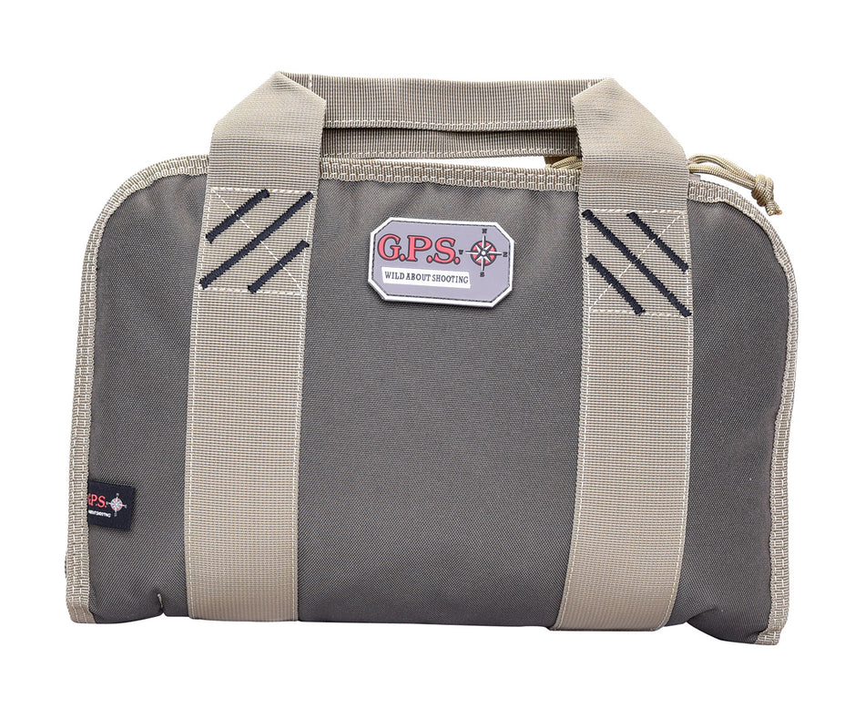 GPS Bags 1308PCRK Double Rifle Green Nylon Pistol Case with Visual ID Storage System and Lockable Zippers
