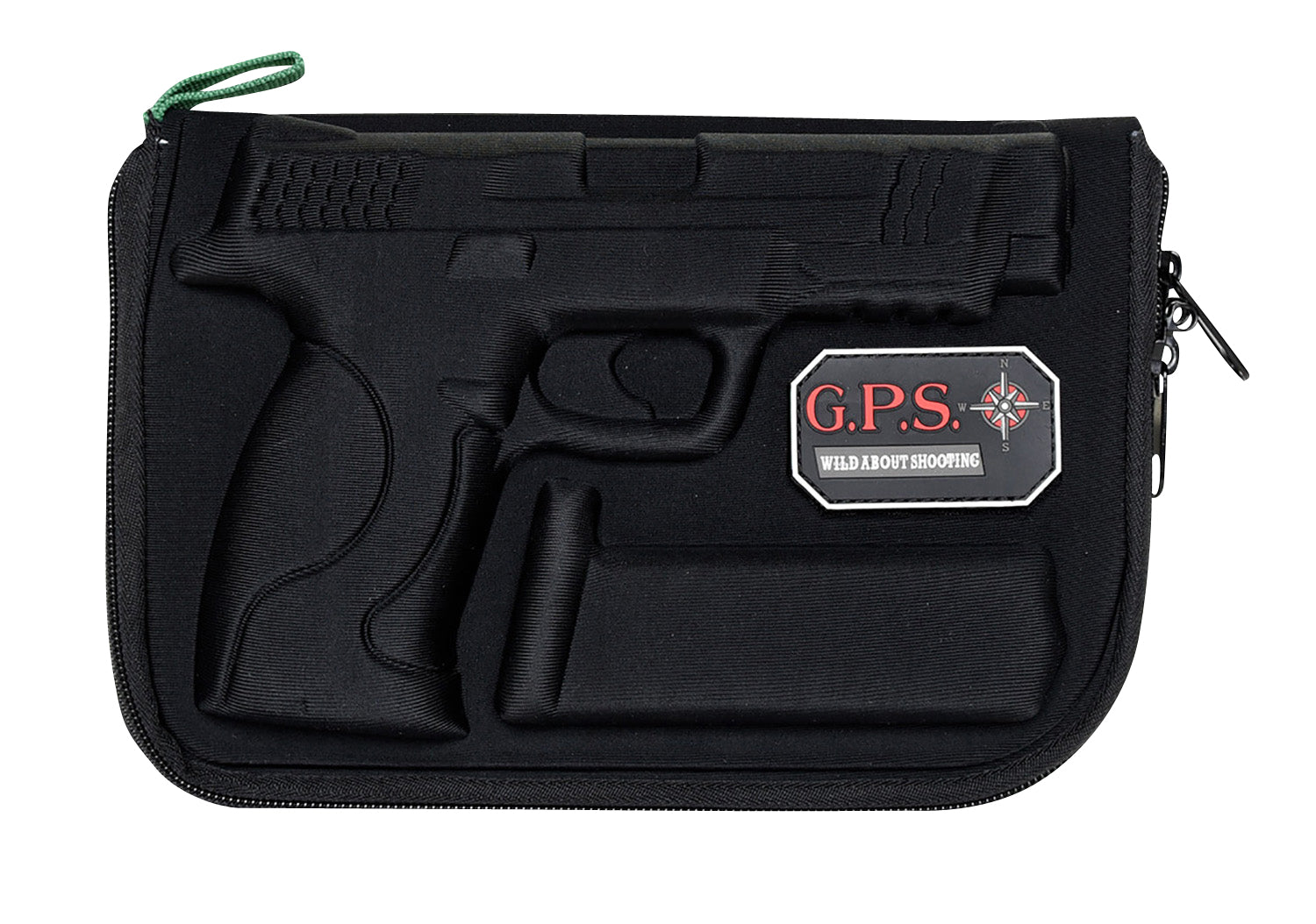 GPS Bags 912PC Custom Molded Pistol Case with Lockable Zippers for S&W M&P Full-Size/Compact 9mm/40 S&W/45 ACP