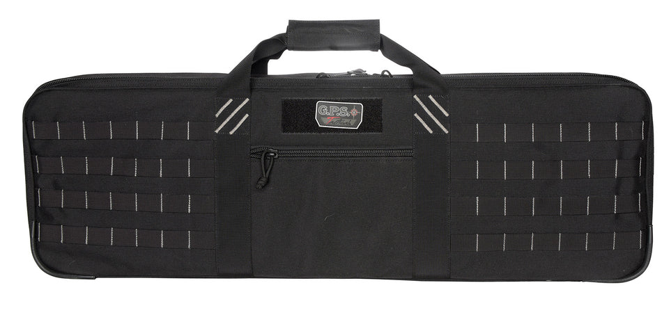 GPS Bags T34SWCB Special Weapons Tactical Case Black 1000D Nylon for 1 Rifle with Visual ID Storage