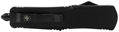 Templar Knife LBR231 Gen II Large OTF Tanto 3.50" Black Oxide 440C Blade, Black Aluminum/Rubber Handle, Glass Breaker
