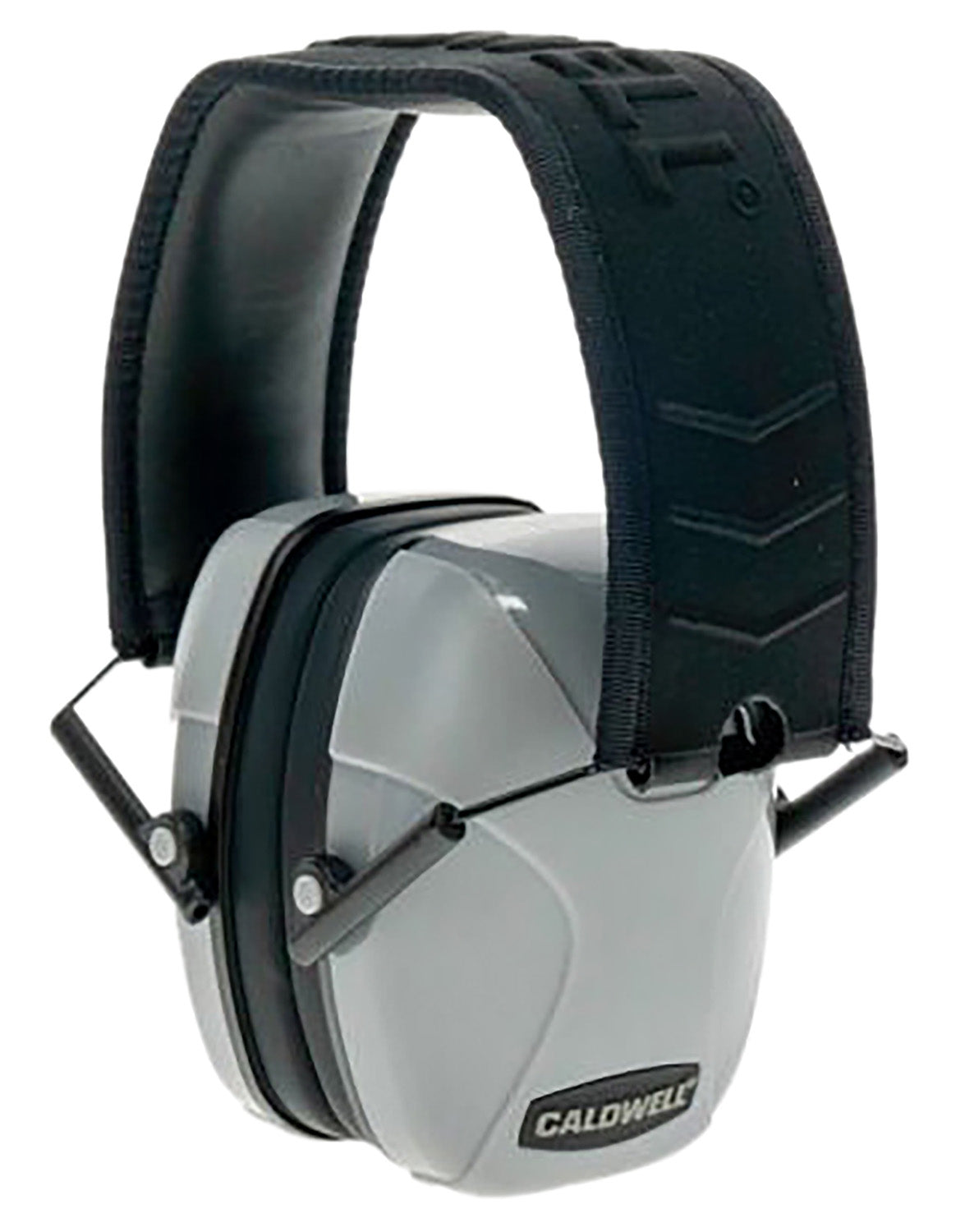 Caldwell Passive Low-Profile Earmuff 24 dB NRR Over-the-Head Gray/Black Adult