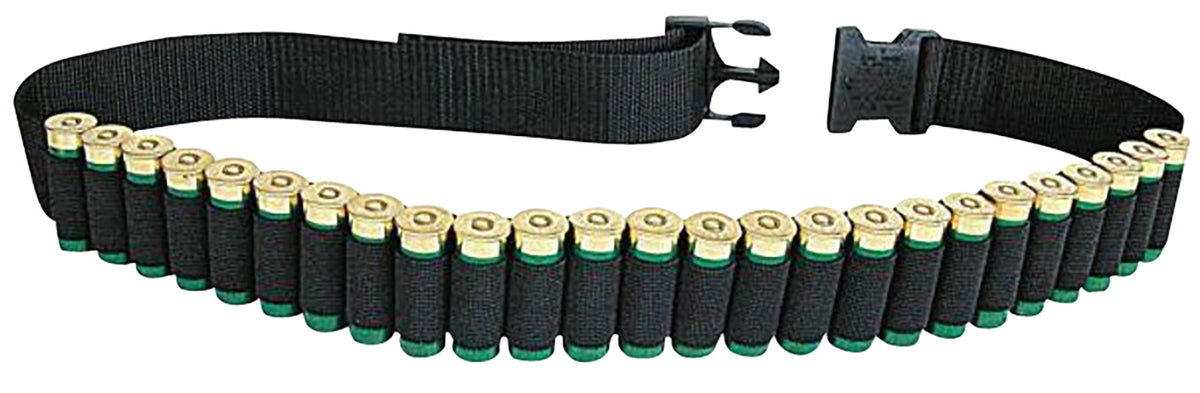 Allen 211 Shotgun Shell Belt Black Cordura 25rd Quick Release Buckle