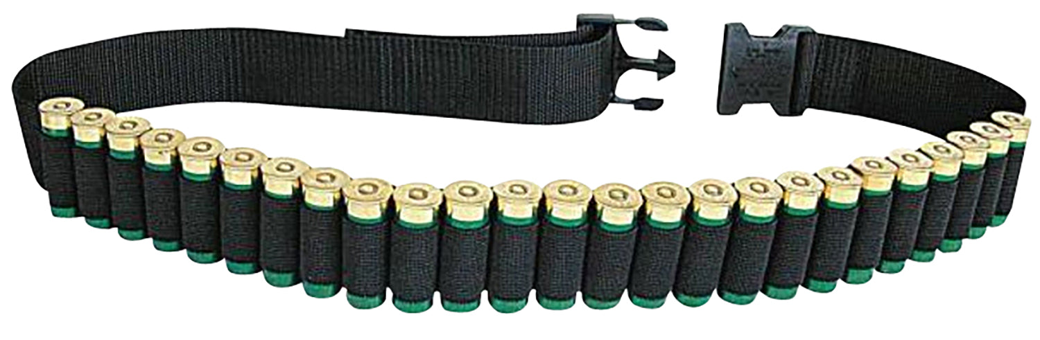 Allen 211 Shotgun Shell Belt Black Cordura 25rd Quick Release Buckle