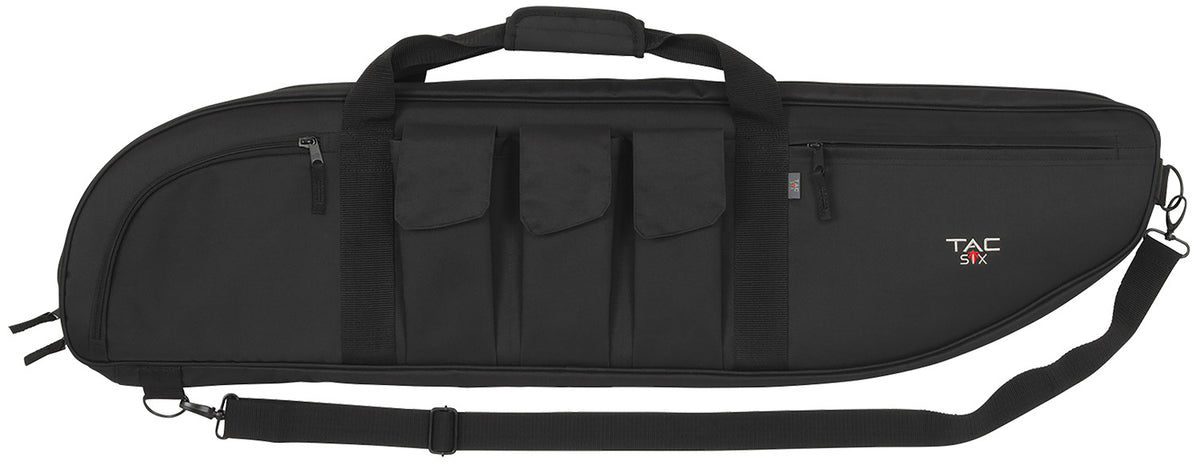 Tac Six 10929 Battalion Tactical Rifle Case 42" Black Endura with Mag Pockets