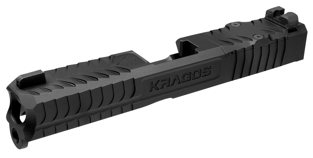 CMC Triggers SLD193GRMR Kragos Glock 19 Gen3 RMR Cut Slide Black DLC 17-4 Stainless Steel