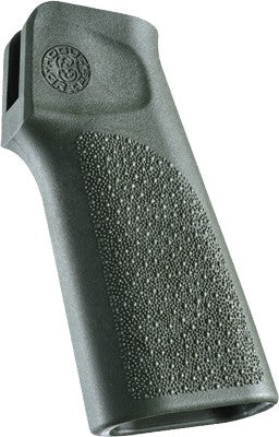 Hogue AR-15 M16 15 Degree Vertical Polymer Grip No Finger Grooves OD Green