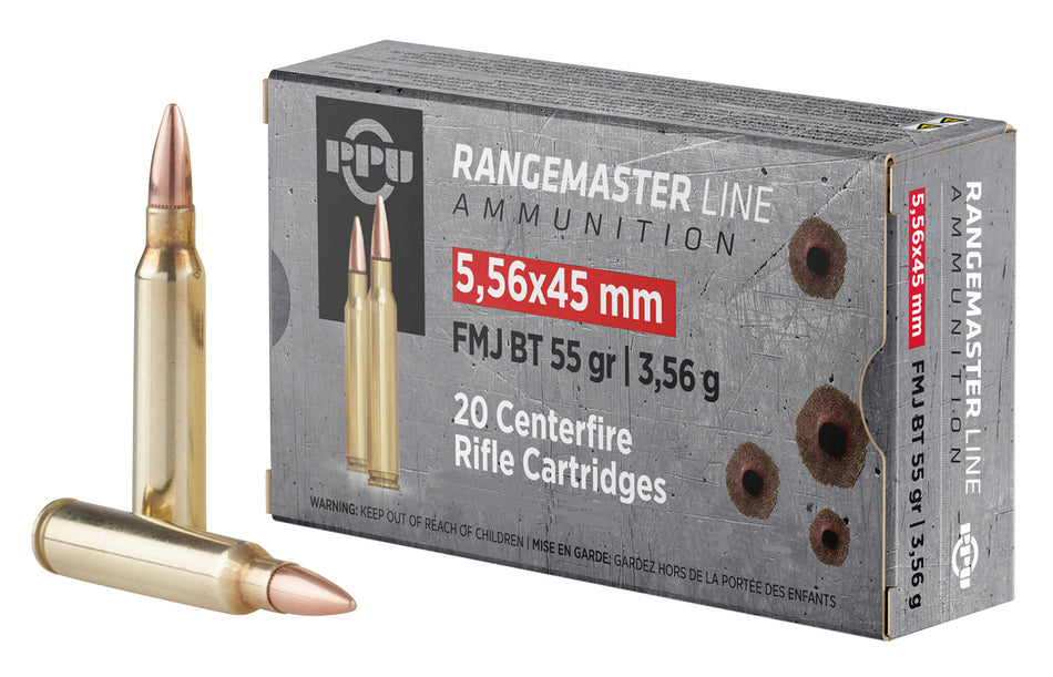 Prvi Partizan Rangemaster Ammo Can 5.56x45mm NATO 55 gr FMJ ammo