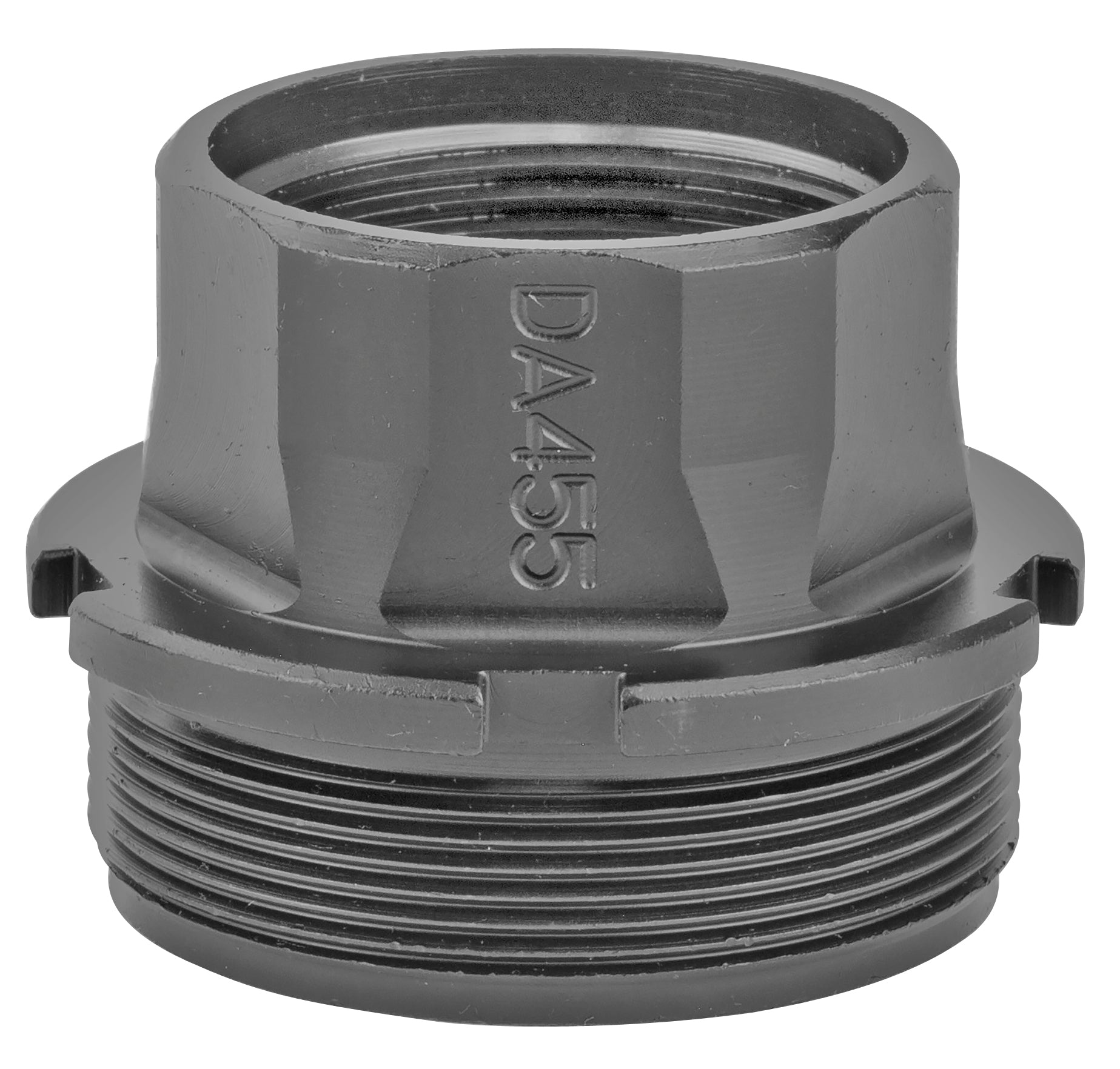 Dead Air DA455 Xeno Suppressor Adapter 4140 Steel Black Nitride Finish
