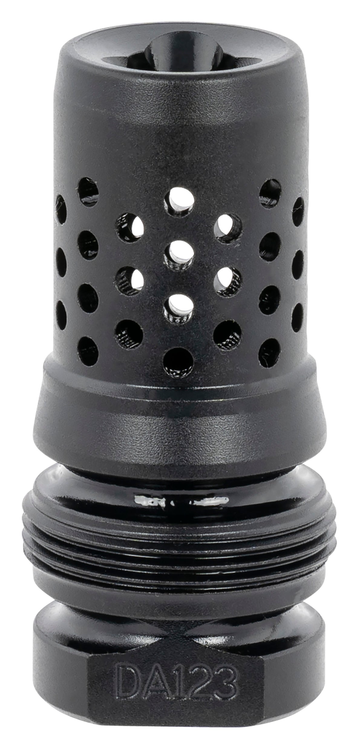 Dead Air DA123 Xeno Muzzle Brake Black Nitride 4140 Steel 1/2"-28 tpi