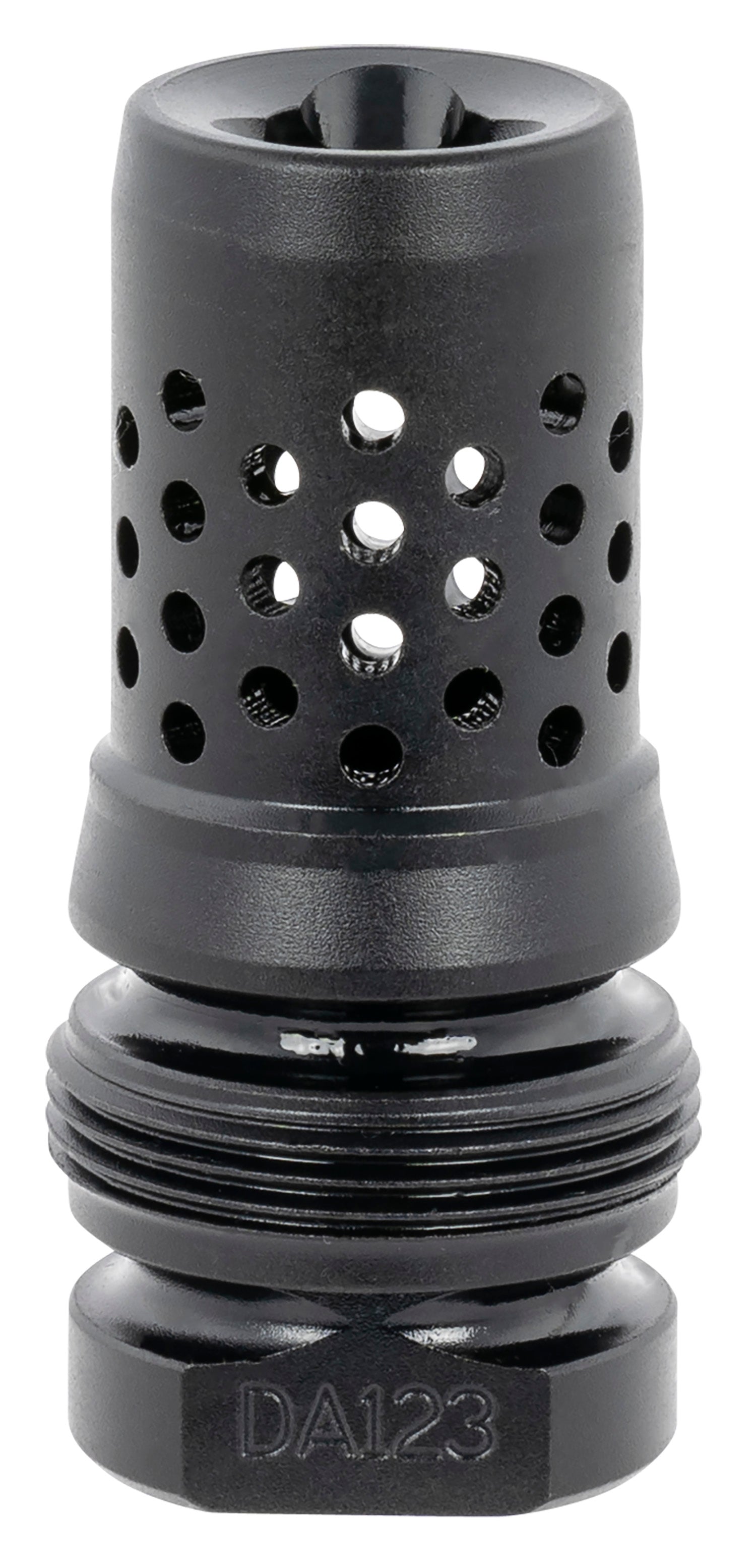 Dead Air DA123 Xeno Muzzle Brake Black Nitride 4140 Steel 1/2"-28 tpi