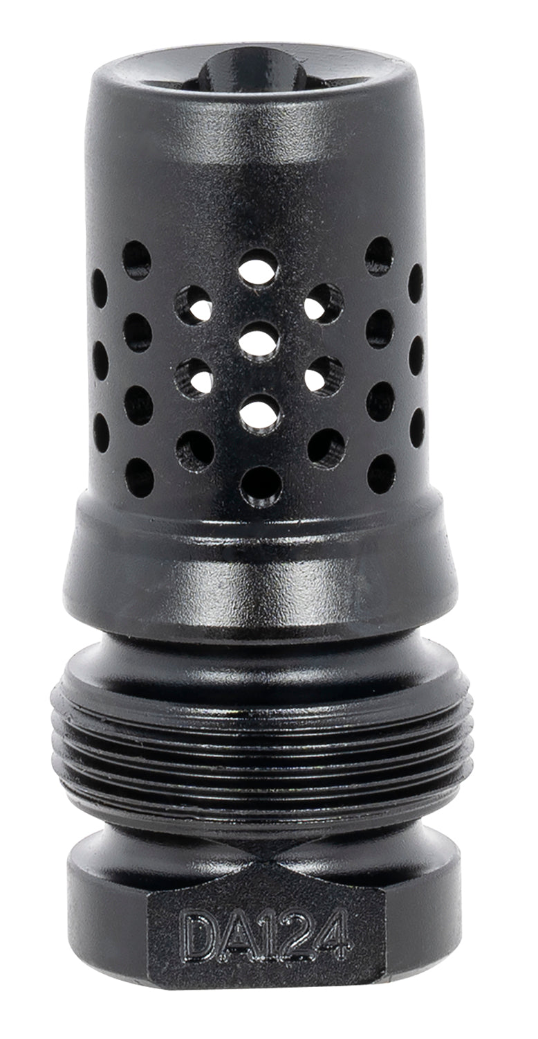 Dead Air DA124 Xeno Muzzle Brake Black Nitride 4140 Steel 5/8"-24 tpi