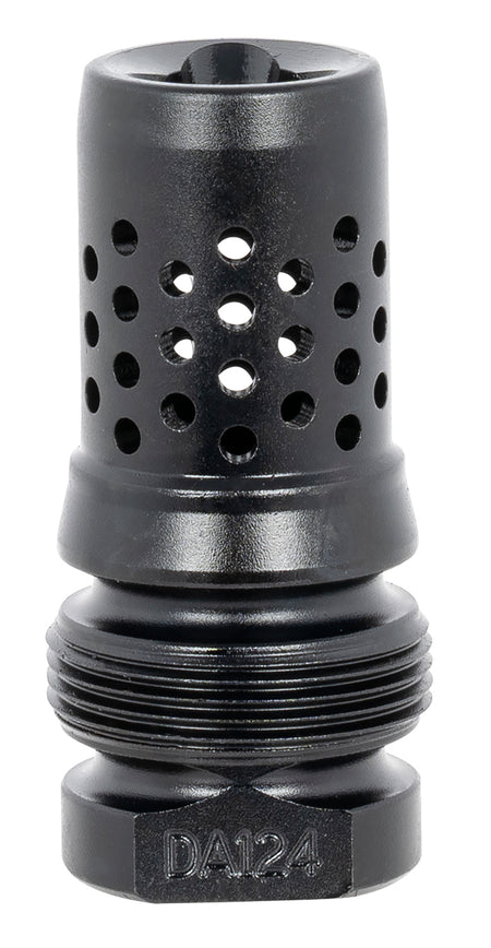 Dead Air DA124 Xeno Muzzle Brake Black Nitride 4140 Steel 5/8"-24 tpi