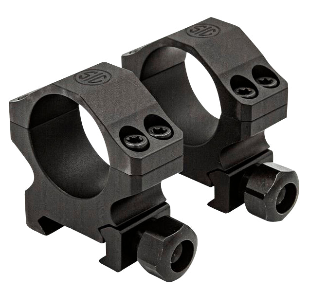Sig Sauer Electro-Optics SOA10023 Alpha 1 35mm Medium Matte Black Scope Rings 0 MOA