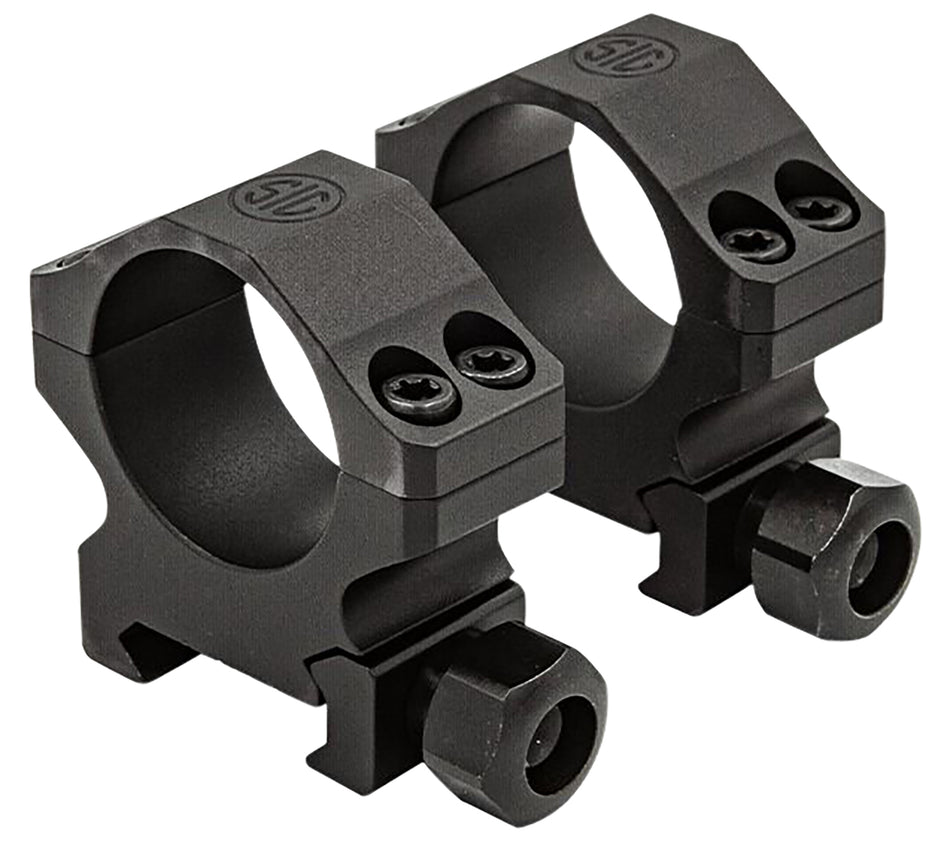 Sig Sauer SOA10024 Alpha 1 Scope Rings 35mm High Matte Black 0 MOA