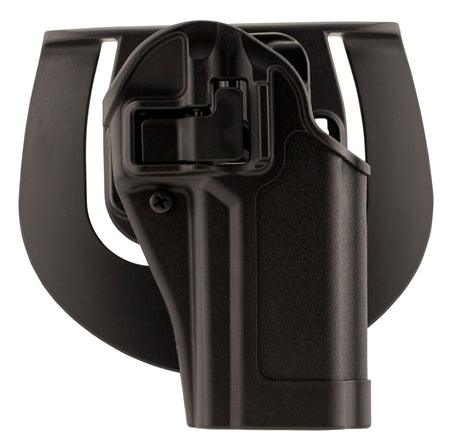 Blackhawk Serpa CQC OWB Holster Size 61 Matte Black Polymer Belt Loop/Paddle Fits Sig P250/P320 Right Hand