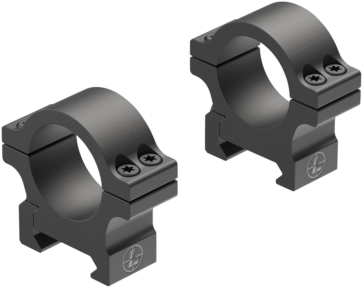 Leupold 180943 Open Range Cross-Slot Scope Rings Matte Black 1-Inch Low Picatinny/Weaver