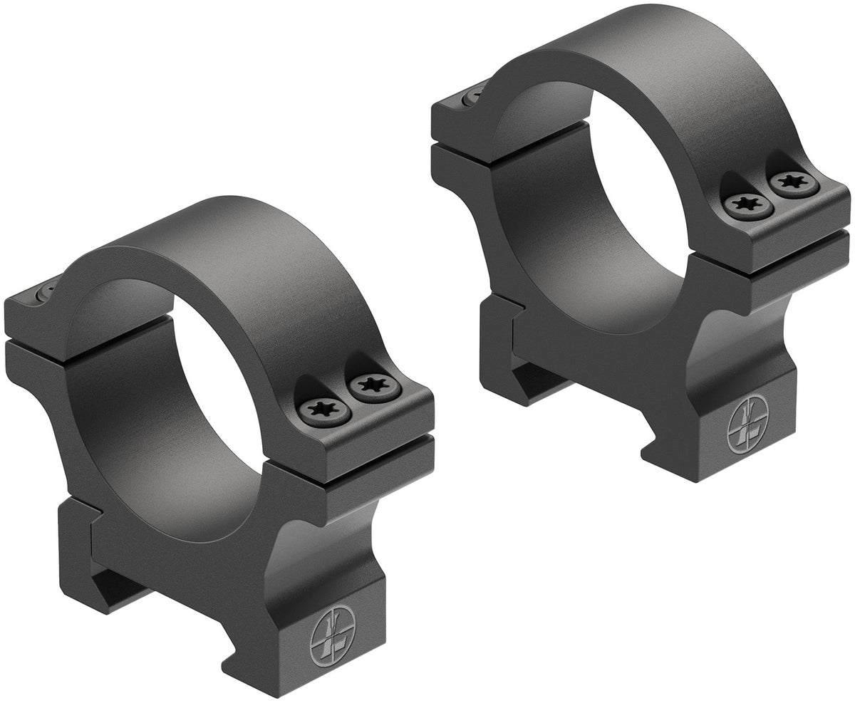 Leupold 180946 Open Range Cross-Slot Scope Rings Matte Black 30mm Low Picatinny/Weaver