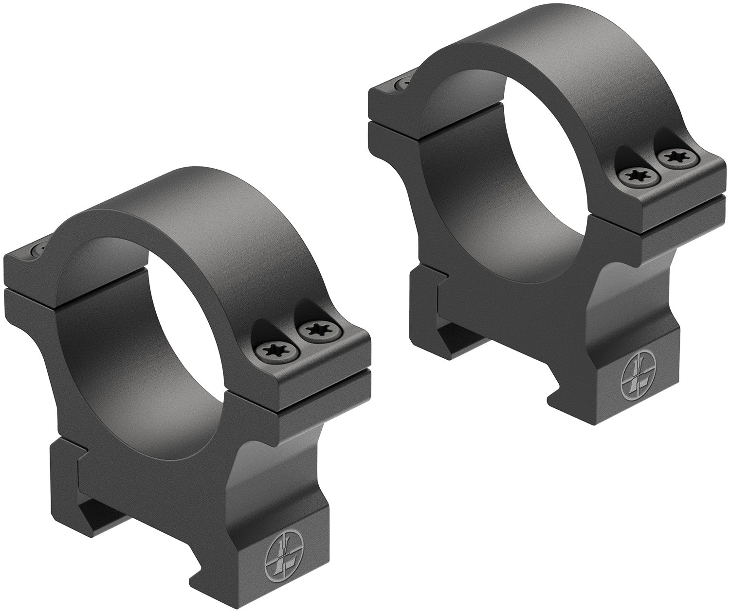 Leupold 180947 Open Range Cross-Slot Scope Rings Matte Black 30mm Medium Picatinny/Weaver