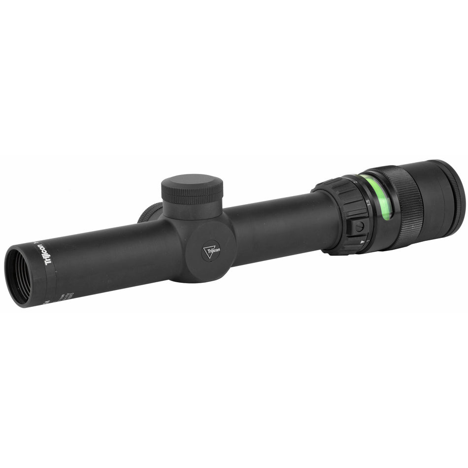 Trijicon AccuPoint Rifle Scope 1-4x24mm Green BAC Triangle Post Reticle