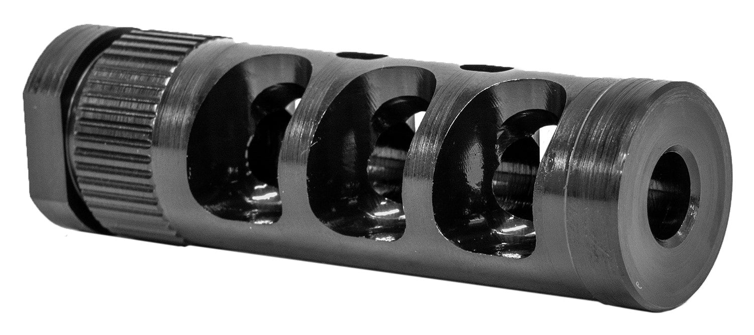 GrovTec US GTHM316 G-Comp Muzzle Compensator 308 Cal Black Nitride Steel 5/8"-24 Threads