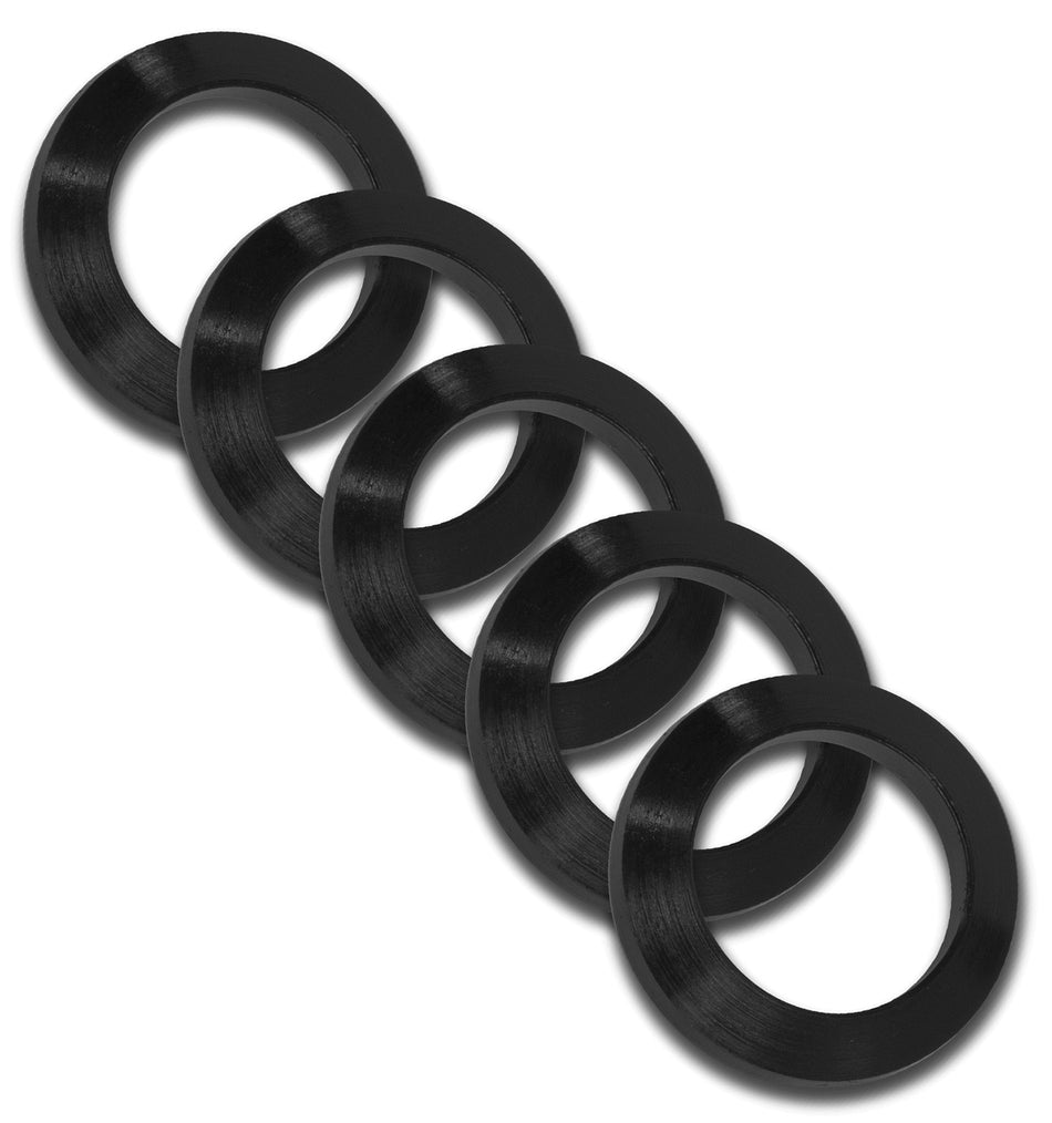 GrovTec GTHM319 Crush Washer .223 Cal Black Nitride Steel 1/2"-28 tpi 5-Pack