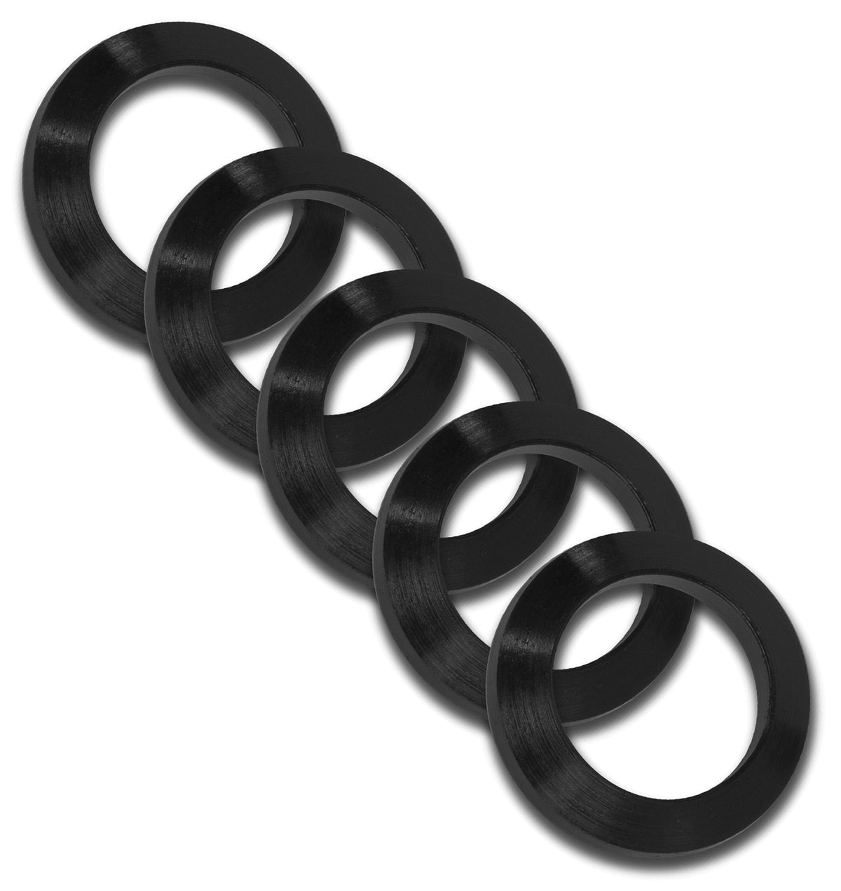 GrovTec GTHM320 Crush Washer .308 Cal Black Nitride Steel 5/8"-24 tpi 5-Pack