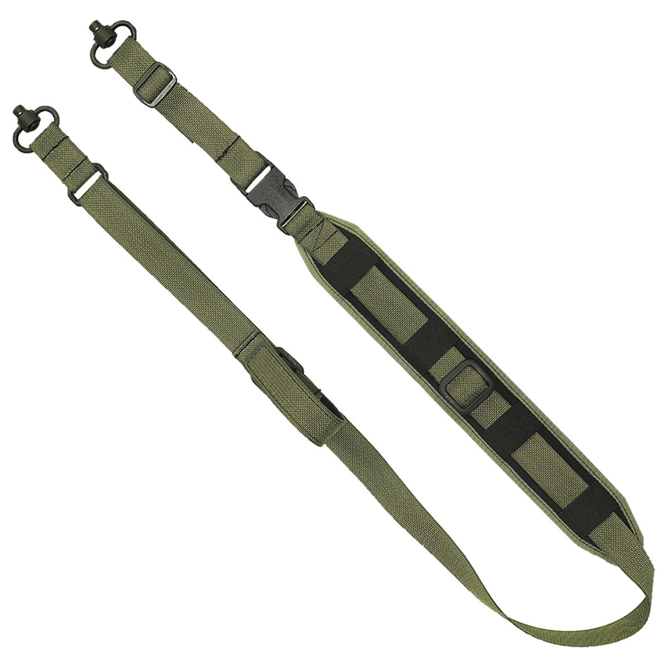 GrovTec GTSL130 QS 2-Point Sentinel OD Green Adjustable Rifle/Shotgun Sling