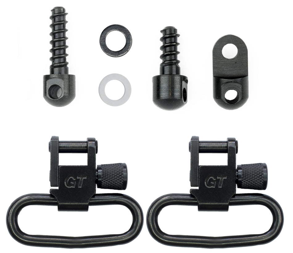 GrovTec GTSW313 Rifle Swivel Set 1.25" Black Phosphate Ruger 10/22