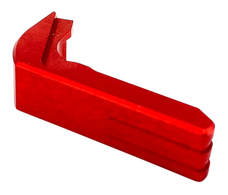 Cross Armory CRGMCRD Extended Mag Catch for Glock Gen1-3/P80 – Red Aluminum
