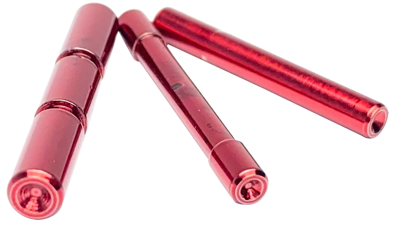 Cross Armory CRGPSRD Dimpled 3-Pin Set for Glock Gen1-3 – Red Steel