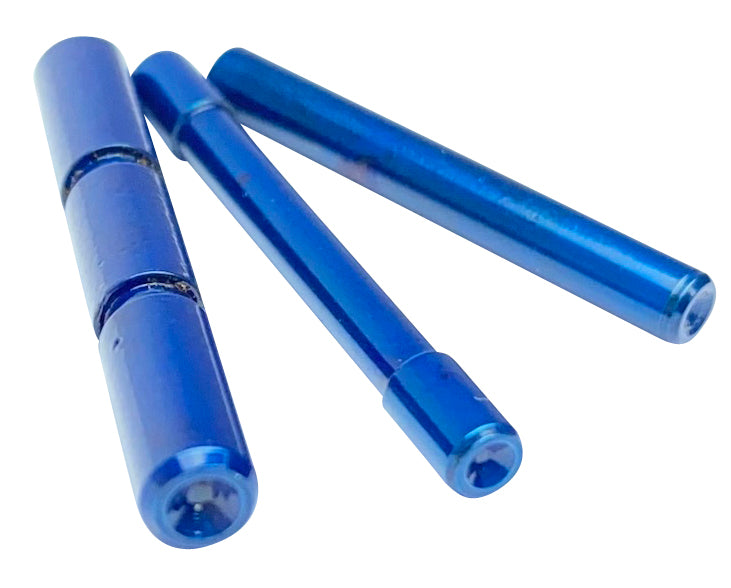 Cross Armory CRGPSBL Dimpled 3-Pin Set for Glock Gen1-3 – Blue Steel