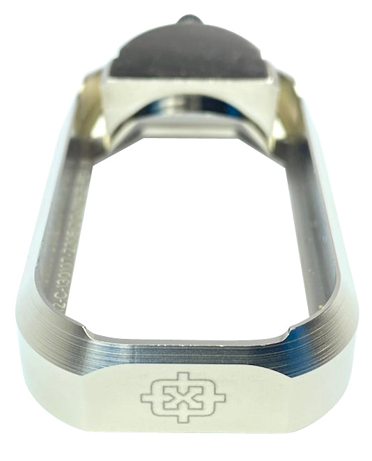 Cross Armory CRGFMWSV Flared Magwell for Glock Gen 1-3 Silver Anodized Aluminum