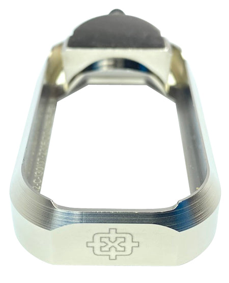 Cross Armory CRGFMWSV Flared Magwell for Glock Gen 1-3 Silver Anodized Aluminum