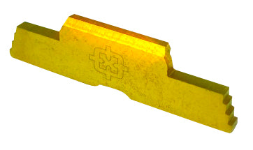 Cross Armory CRG5SLGD Extended Slide Lock for Glock Gen1-5/P80 – Gold Steel
