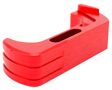 Cross Armory CRG5MCRD Extended Mag Catch for Glock Gen4-5 – Red Anodized Aluminum