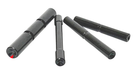 Cross Armory CRG4PSBK Dimpled 4-Pin Set for Glock Gen4, Black 4140 Steel